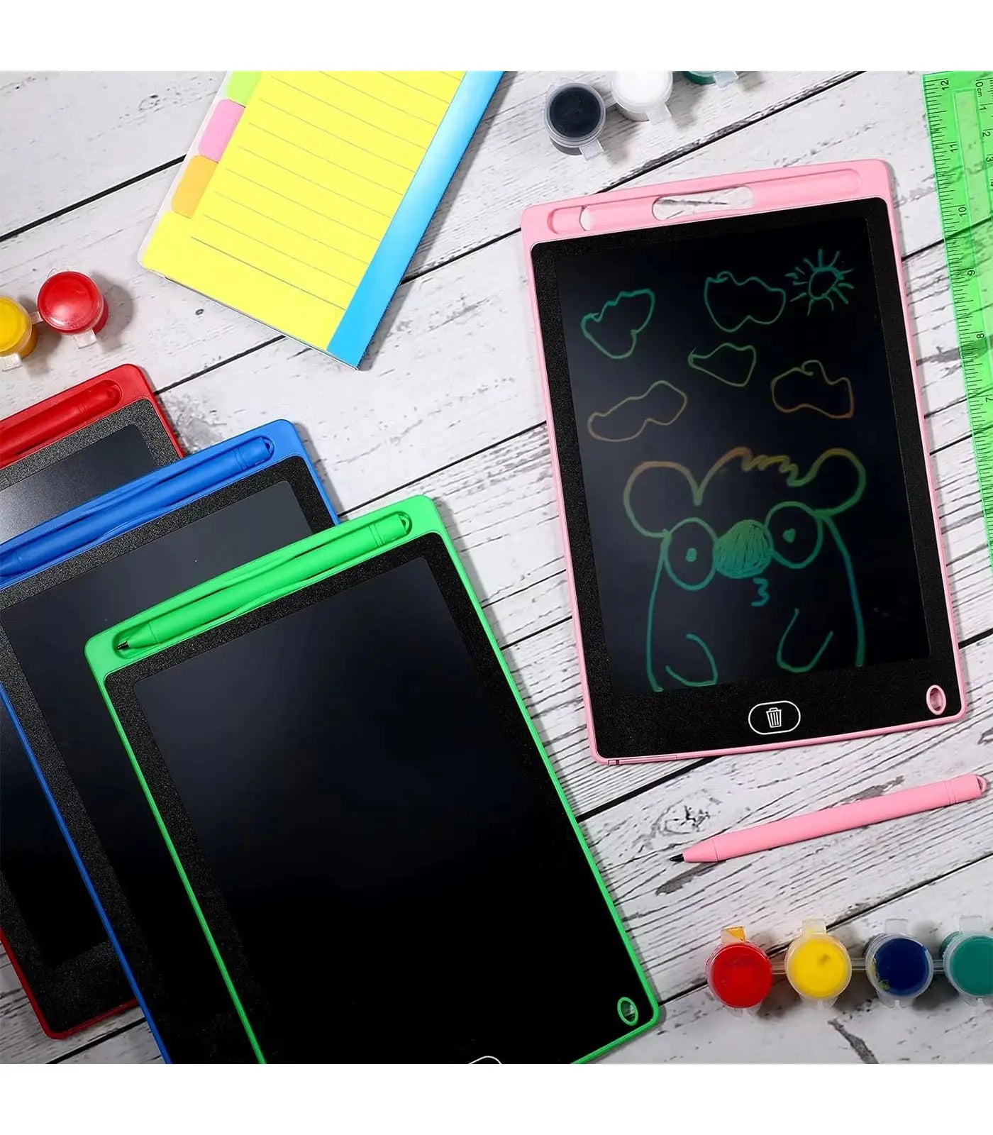8.5" LCD Writing Tablet – LED Drawing Board &amp; Erasable Sketchpad for Kids, Electronic Handwriting Toy &amp; Gift