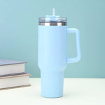 1200ml Stainless Steel Insulated Tumbler – Bingba / Stanley Thermal Cup with Handle & Straw