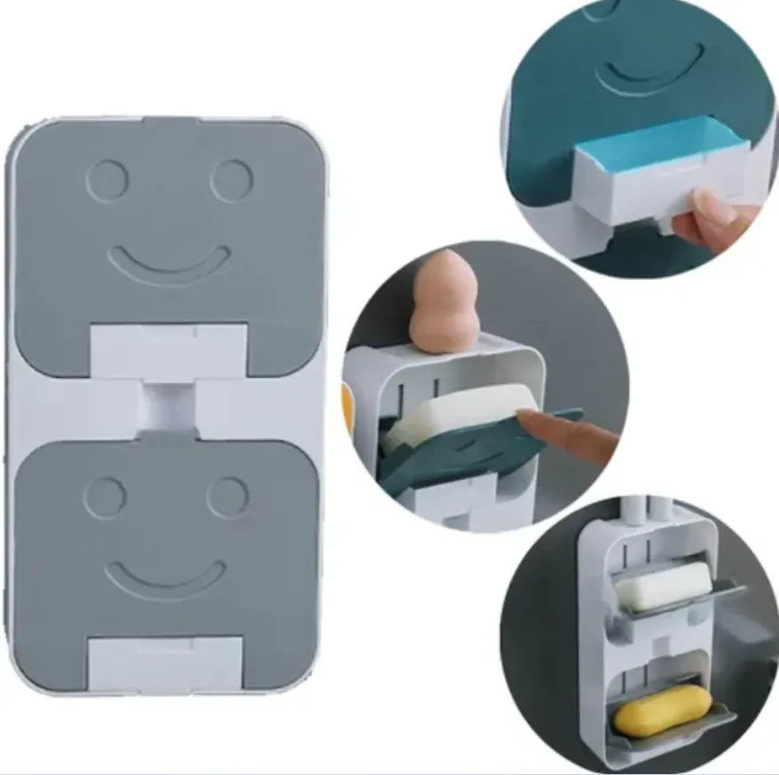 Wall Mounted Tissue Box Holder with Storage Shelf – Waterproof Punch-Free Tissue Dispenser for Bathroom & Kitchen