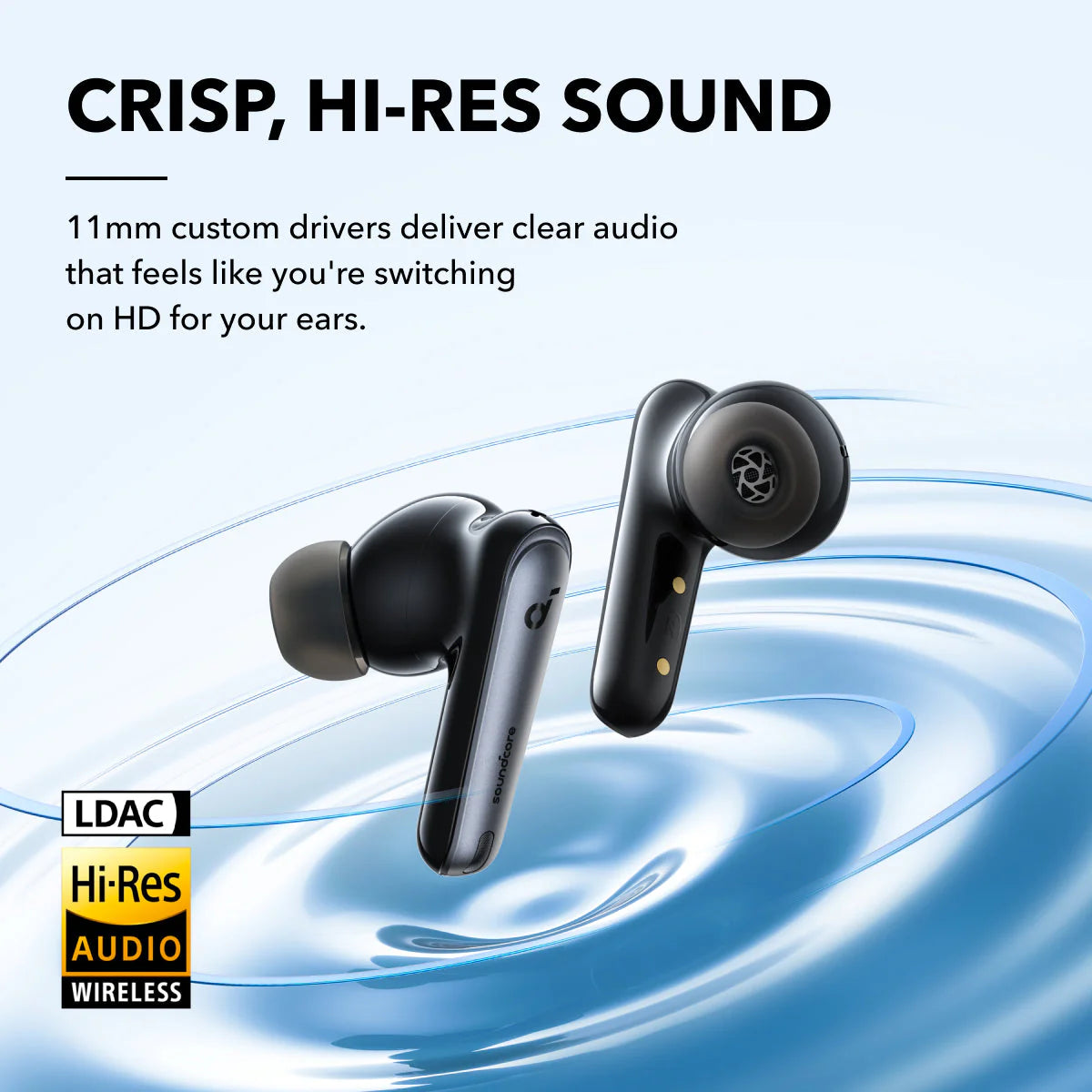Anker Soundcore Liberty 4 NC True Wireless Earbuds – Adaptive ANC 2.0, Hi-Res Audio Wireless & LDAC