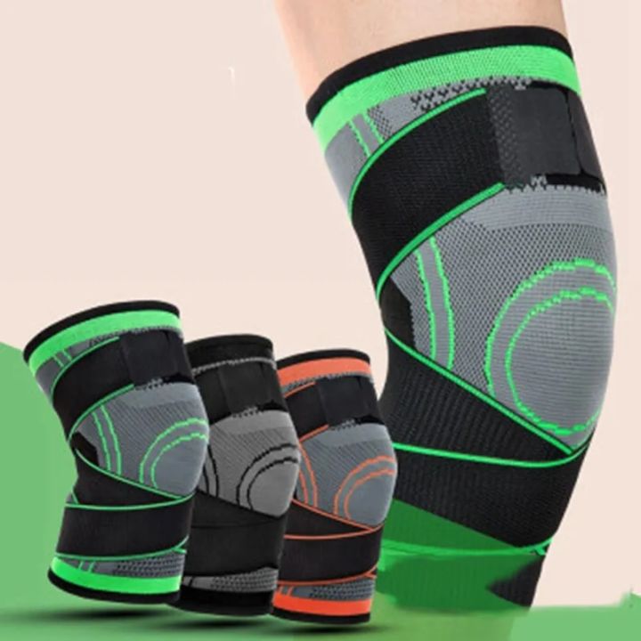 Adjustable Elastic Sports Knee Pads  Compression Support Brace for Sports, Fitness &amp; Arthritis Relief