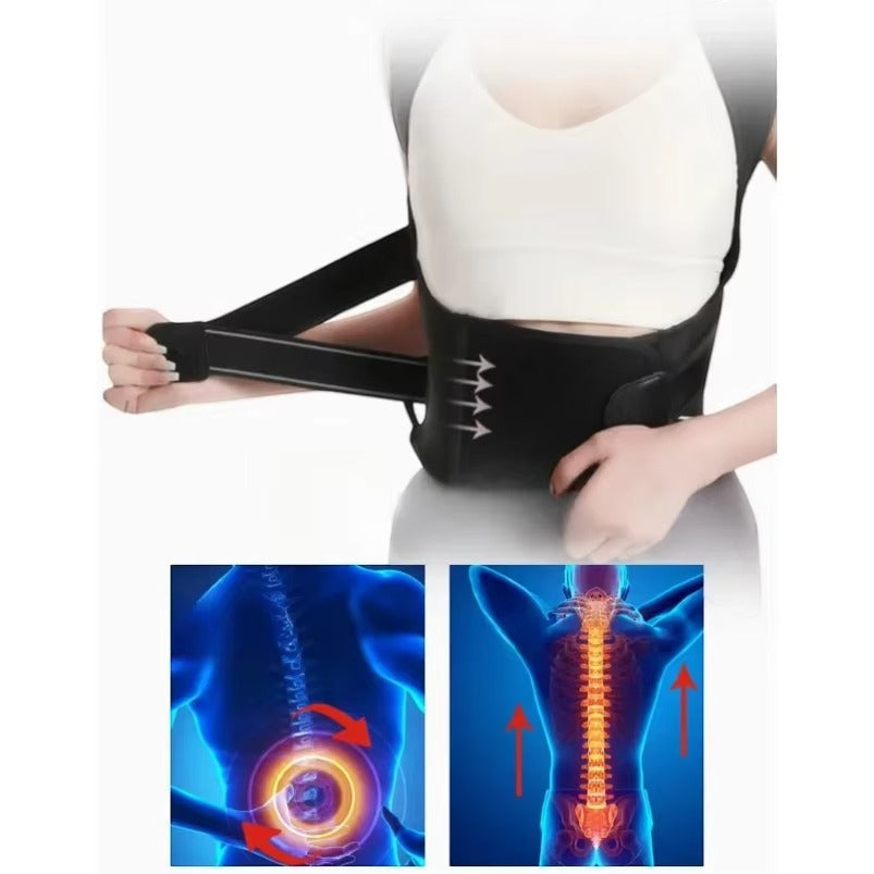 Adjustable Posture Corrector Belt – Back & Shoulder Support for Men and Women