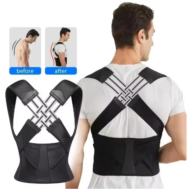 Adjustable Posture Corrector Belt – Back & Shoulder Support for Men and Women
