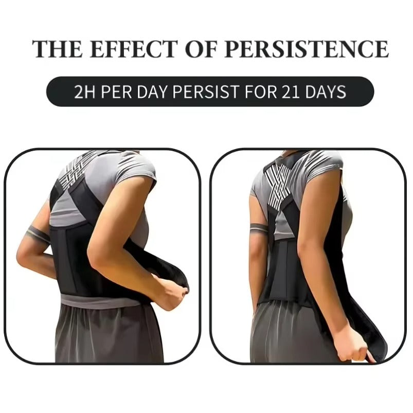 Adjustable Posture Corrector Belt – Back & Shoulder Support for Men and Women