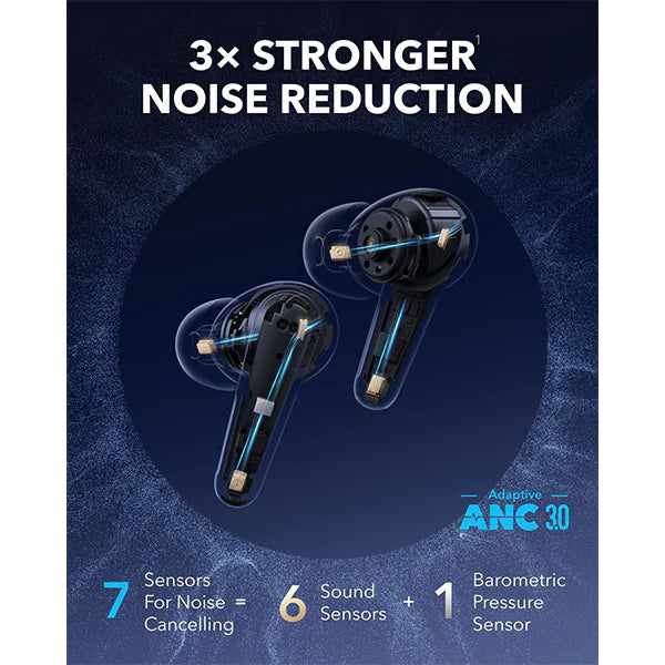 Anker Soundcore Liberty 4 Pro ANC True Wireless Earbuds – 13mm Drivers, BassUp™ Technology & AI Clear Calls