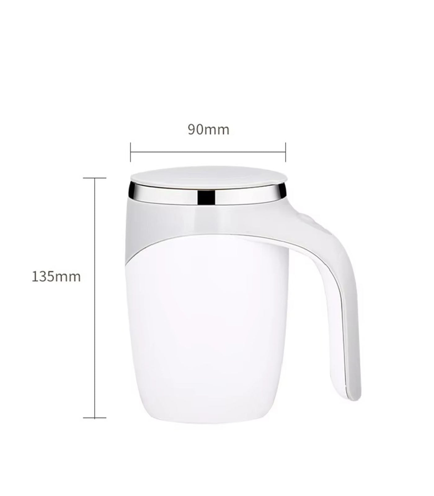 Automatic Magnetic Stirring Coffee Cup – Lazy Electric Mixer Cup for Coffee, Milkshake &amp; Drinks