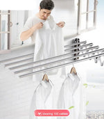Collapsible Wall Mounted Cloth Hanger