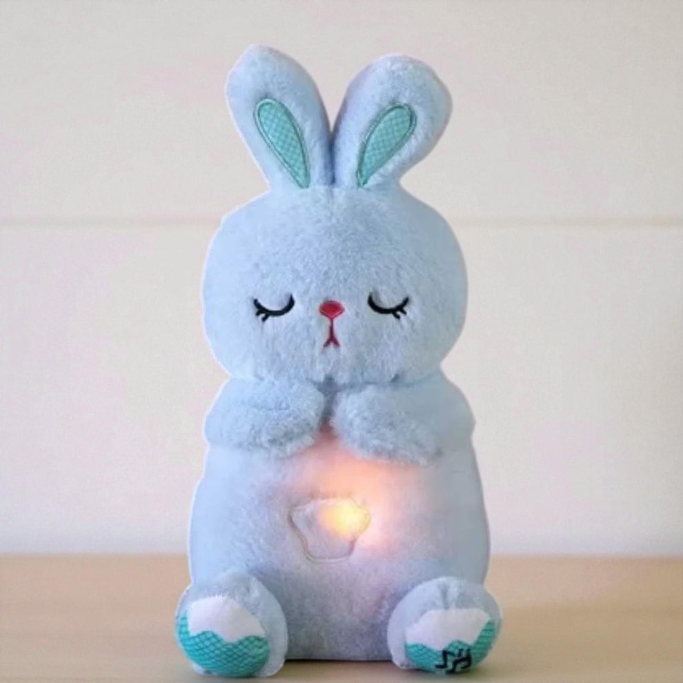 Cute Breathing Rabbit Plush Toy – Realistic Sleeping Bunny
