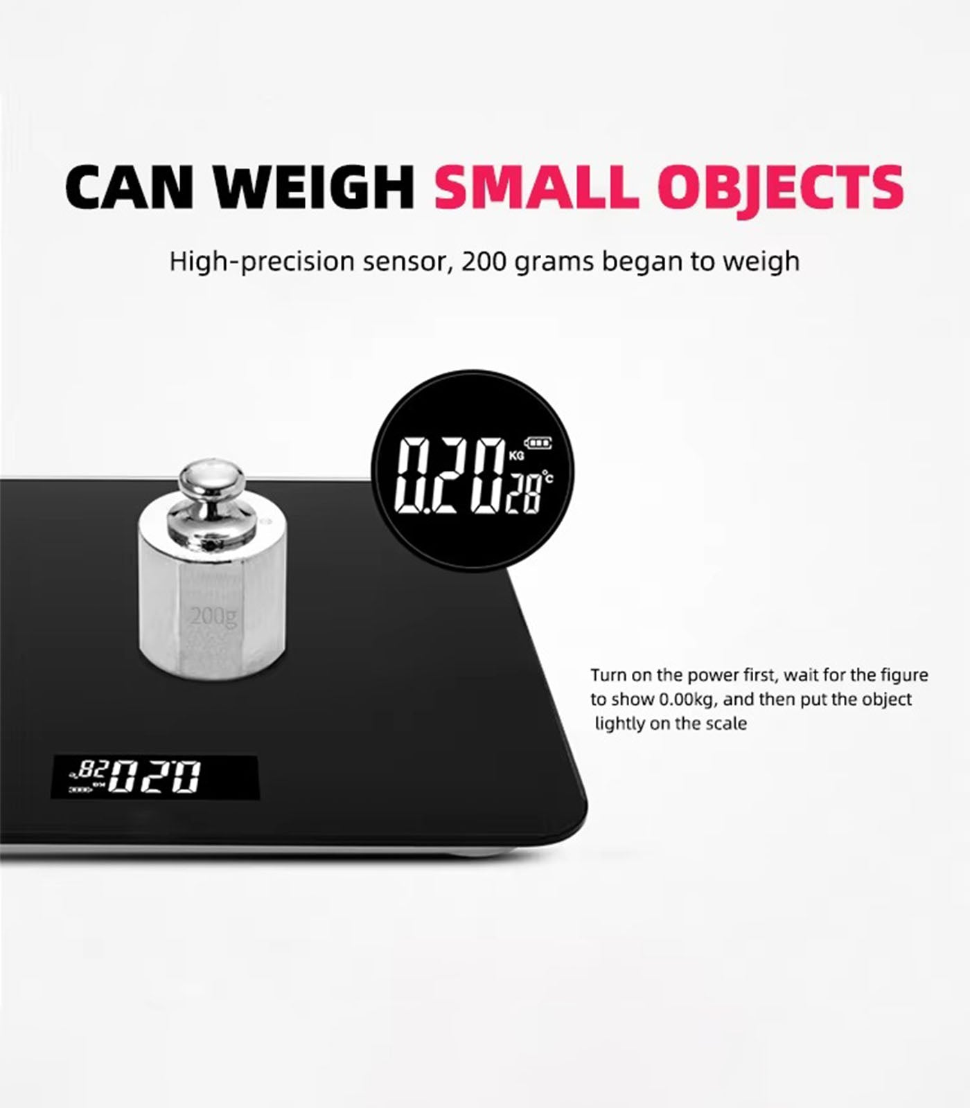 Digital Body Weight & Analysis Scale – LCD Display