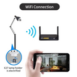 E27 Bulb WiFi Remote Surveillance Camera – Full Color Night Vision | Human Tracking | Indoor Security