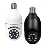 E27 Bulb WiFi Remote Surveillance Camera – Full Color Night Vision | Human Tracking | Indoor Security