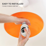 E27 Bulb WiFi Remote Surveillance Camera – Full Color Night Vision | Human Tracking | Indoor Security