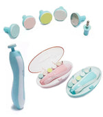 Electric Baby Nail Trimmer – Safe &amp; Portable Nail File with 6 Gentle Grinding Heads, Anti-Scratch &amp; Anti-Pinch Design