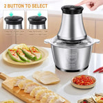 Electric Meat Grinder 2L – 304 Stainless Steel Multifunction Food Chopper
