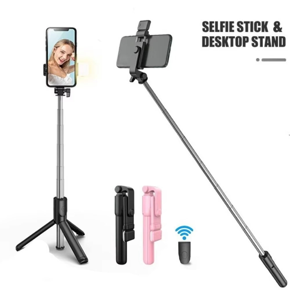 Foldable Bluetooth Selfie Stick with Mini Tripod