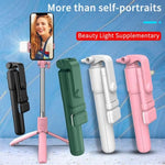 Foldable Bluetooth Selfie Stick with Mini Tripod