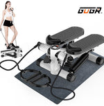 Silent Twist Stepper with Resistance Rope – Mini Elliptical Home Cardio Machine