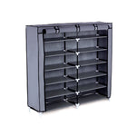 Wuhuan 6-Tier Non-Woven Fabric Shoe Rack Cabinet – Foldable Dustproof Shoe Storage Organizer