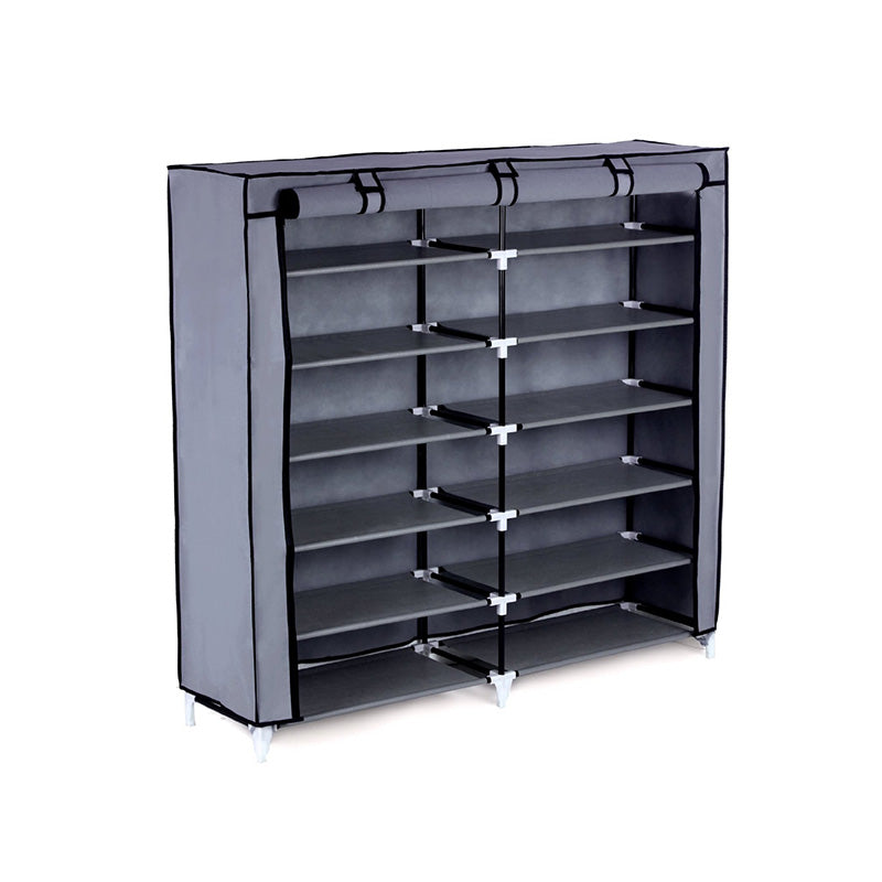 Wuhuan 6-Tier Non-Woven Fabric Shoe Rack Cabinet – Foldable Dustproof Shoe Storage Organizer