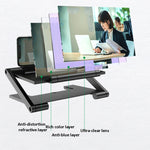 8-Inch Foldable 3D Phone Screen Magnifier – HD Mobile Screen Amplifier & Adjustable Phone Stand
