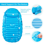 Inflatable Baby Bath Tub – Foldable Portable Newborn Bath Basin with Air Pump (Safe & Comfortable Baby Bath)
