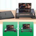 8-Inch Foldable 3D Phone Screen Magnifier – HD Mobile Screen Amplifier & Adjustable Phone Stand