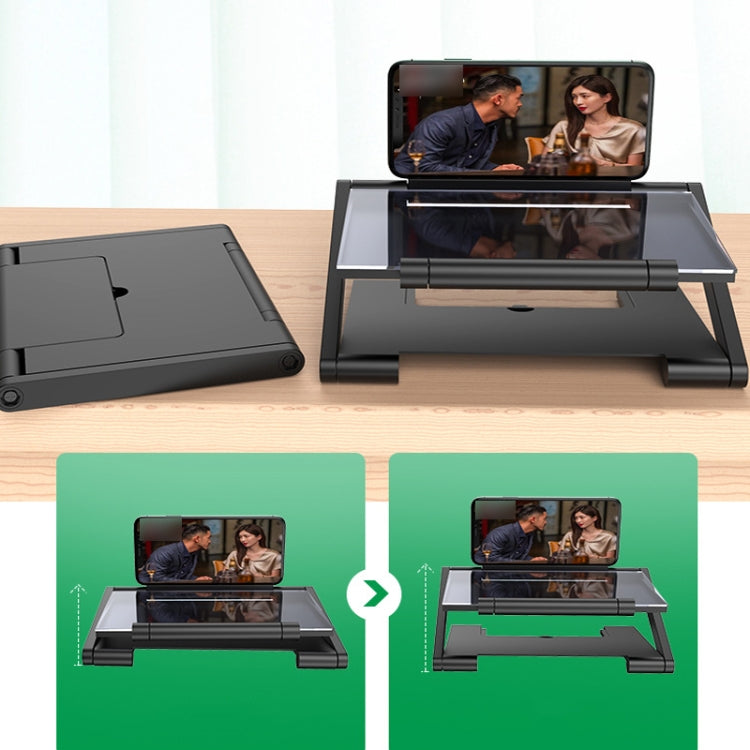 8-Inch Foldable 3D Phone Screen Magnifier – HD Mobile Screen Amplifier & Adjustable Phone Stand