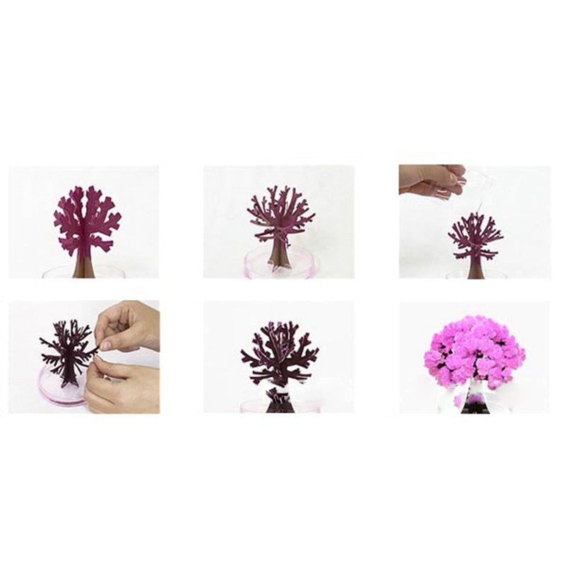Magic Growing Sakura Crystal Tree – DIY Blooming Cherry Blossom Decoration