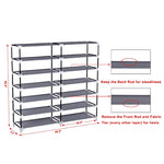 Wuhuan 6-Tier Non-Woven Fabric Shoe Rack Cabinet – Foldable Dustproof Shoe Storage Organizer
