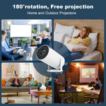 HY300 Mini Projector – Portable HD Home Cinema Projector for Movies, Gaming & Presentations