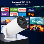 HY300 Mini Projector – Portable HD Home Cinema Projector for Movies, Gaming & Presentations