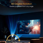 HY320 Smart Projector – Full HD 1080p, WiFi & Bluetooth Home Cinema Projector