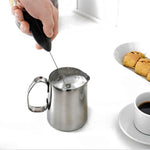 Electric Handheld Milk Frother & Mini Coffee Whisk – Portable Battery-Powered Foam Maker & Egg Beater