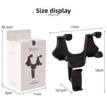 360° Adjustable Rear View Mirror Car Phone Holder – Universal 4–7 Inch Anti-Shake Phone Mount