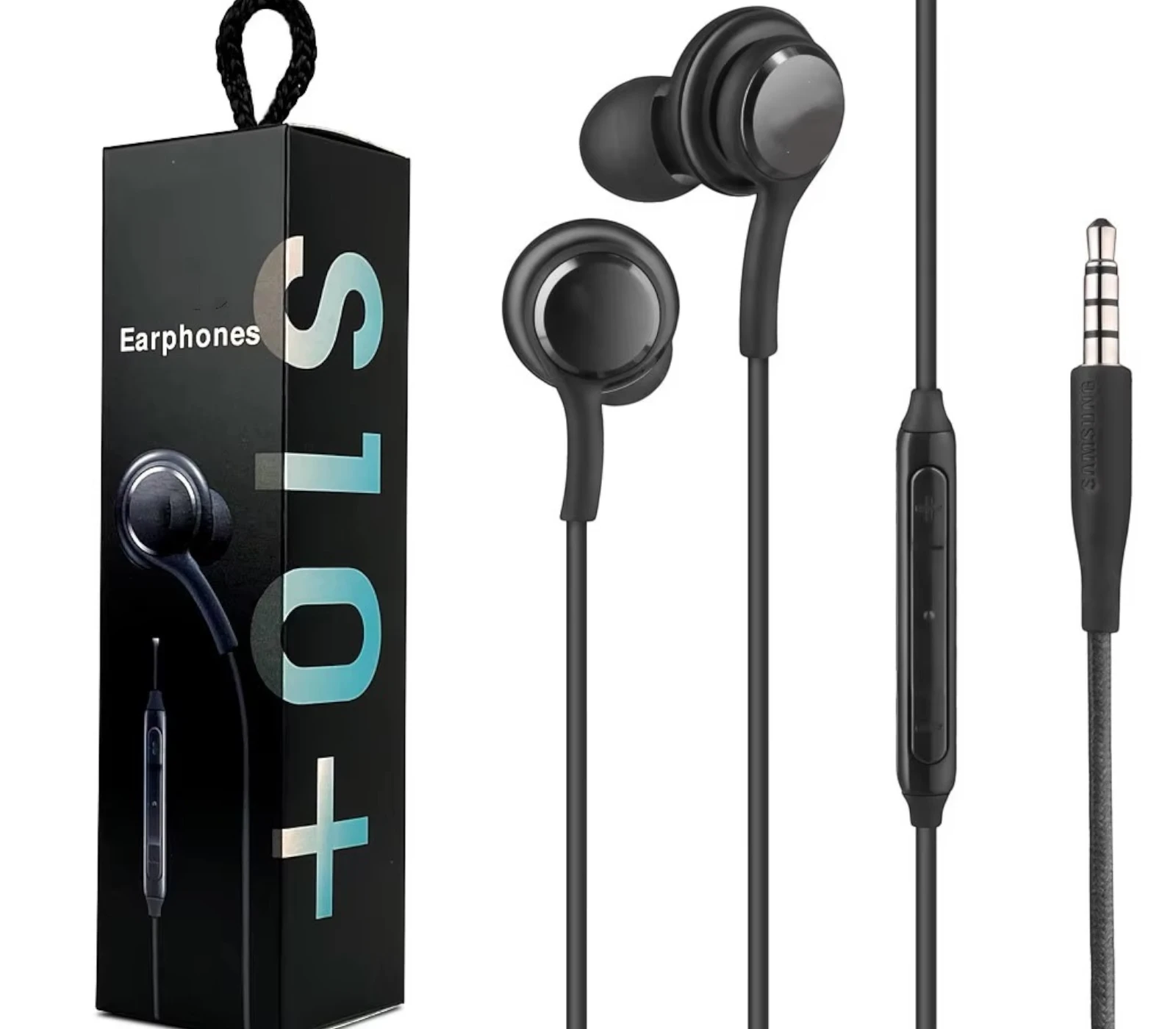 High Quality In Ear Headphones with Mic – 3.5mm Jack Wired Earphones