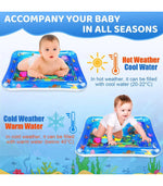 Inflatable Baby Water Play Mat – Tummy Time Cushion for Infants & Toddlers, Soft PVC Pad for Early Learning & Sensory Development