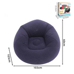 Inflatable Lazy Sofa – Foldable Bean Bag Style | Multicolor Comfort Chair