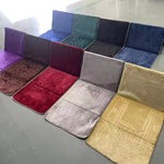 Muslim Prayer Rug with Back Support – Foldable Portable Anti-Slip Prayer Mat
