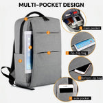 Laptop Backpack – Men’s & Women’s Travel Bag with USB Charging Port