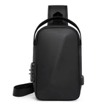 Large Capacity Outdoor Cycling Crossbody Bag – Multi-Functional USB Charging Shoulder Bag for Men