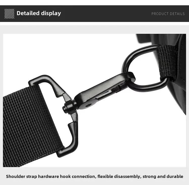 Large Capacity Outdoor Cycling Crossbody Bag – Multi-Functional USB Charging Shoulder Bag for Men