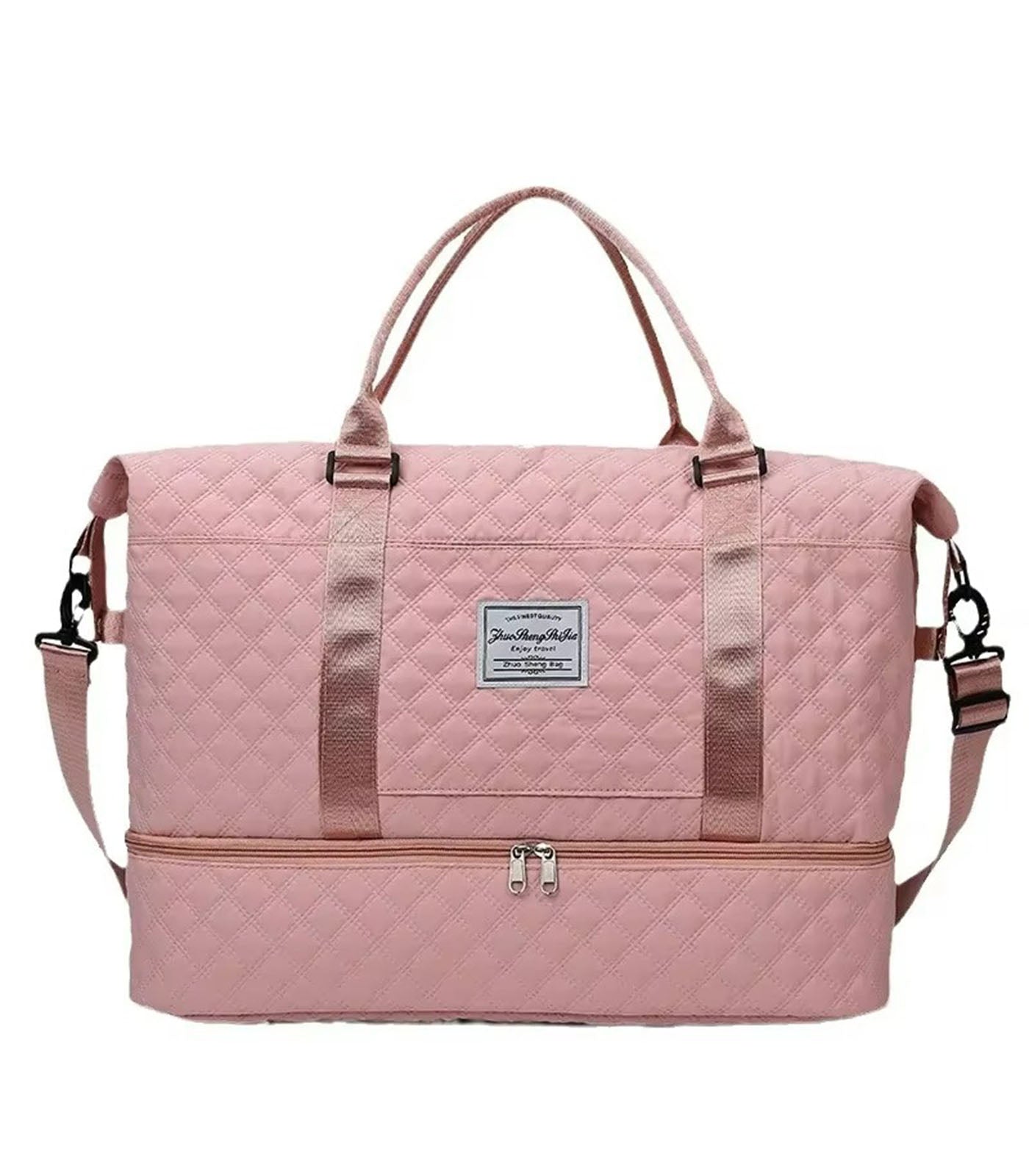 Large Capacity Women’s Sports Travel Bag – Fashionable Shoulder Multi Purpose Hand Luggage