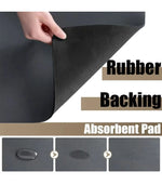 Large Super Absorbent Quick-Dry Kitchen &amp; Bathroom Mat – Non-Slip Drain Pad for Tableware &amp; Floors