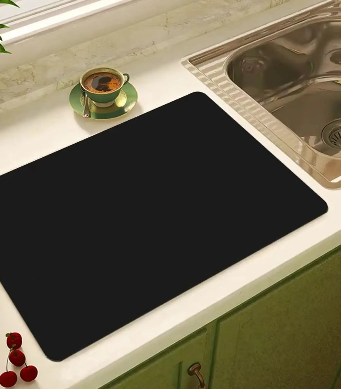 Large Super Absorbent Quick-Dry Kitchen &amp; Bathroom Mat – Non-Slip Drain Pad for Tableware &amp; Floors