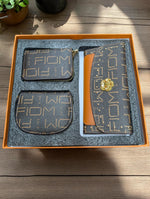 Luxury Wallet Trio Gift Set with Box