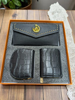 Luxury Wallet Trio Gift Set with Box