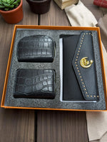 Luxury Wallet Trio Gift Set with Box