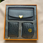 Luxury Wallet Trio Gift Set with Box