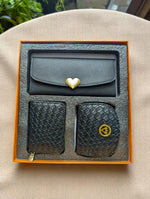 Luxury Wallet Trio Gift Set with Box