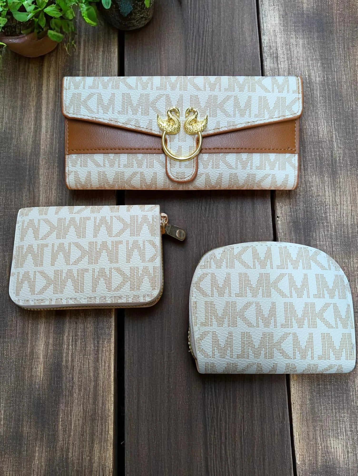 Luxury Wallet Trio Gift Set with Box